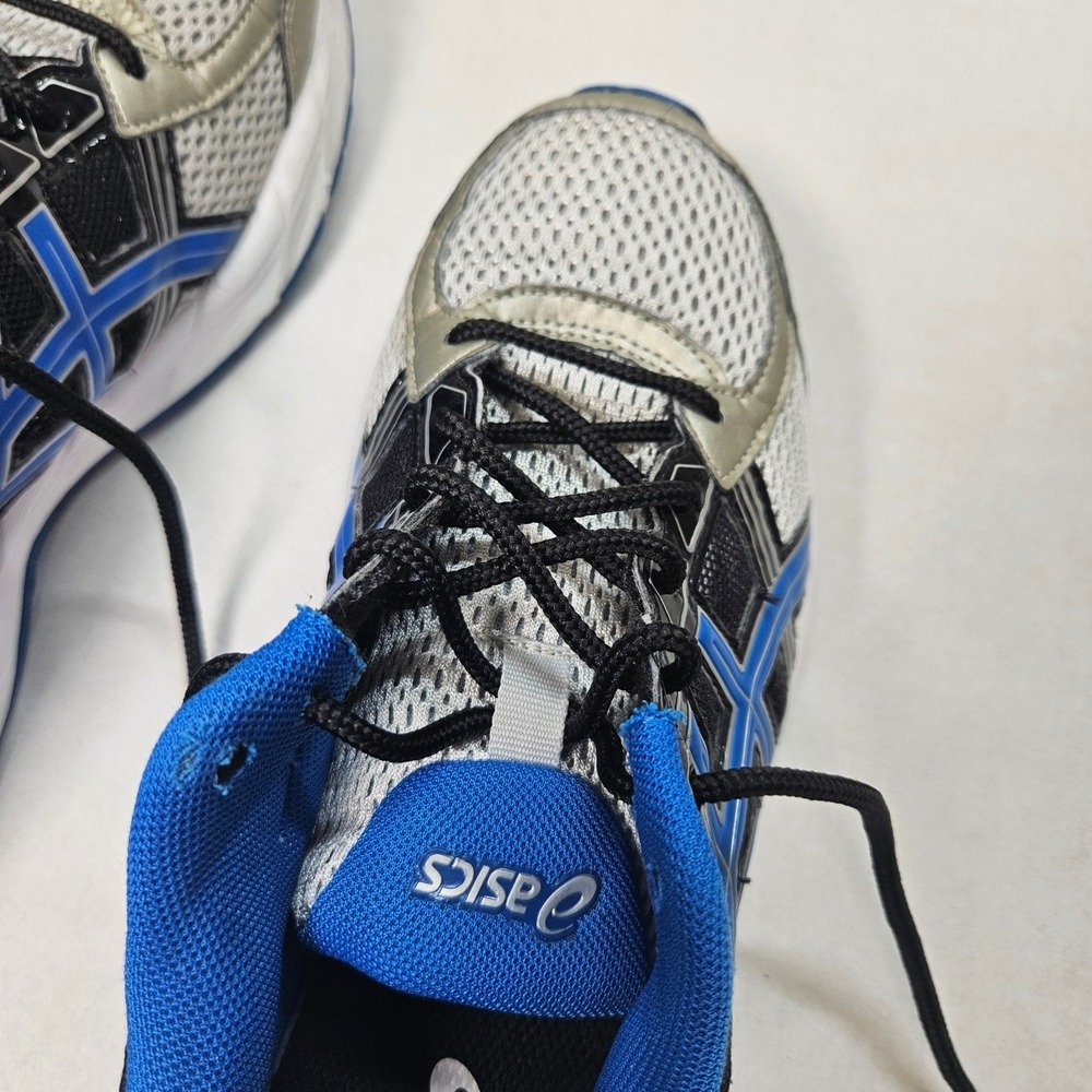 ASICS GEL Contend 4 Men Running Shoes Black Blue Silver Athletic Sneakers Size 9 - Picture 10 of 16